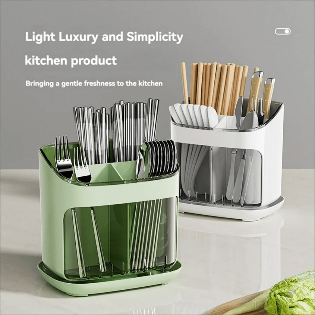 Wall Mounted Chopstick Holder with Drain | StorageOZ