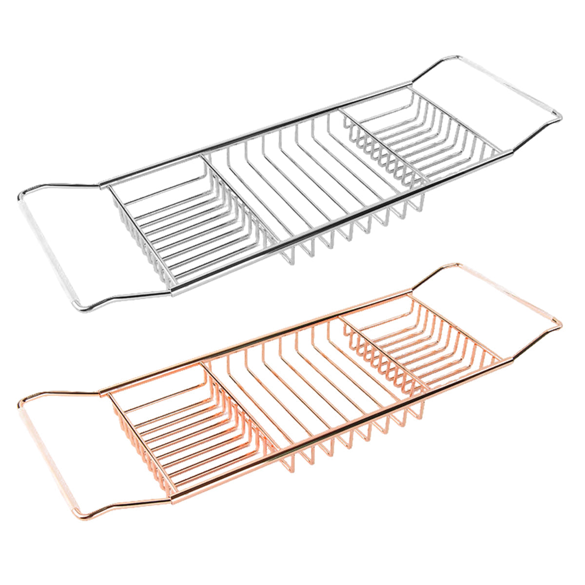 Rose Bathtub Trays Two Colours Organiser | StorageOZ