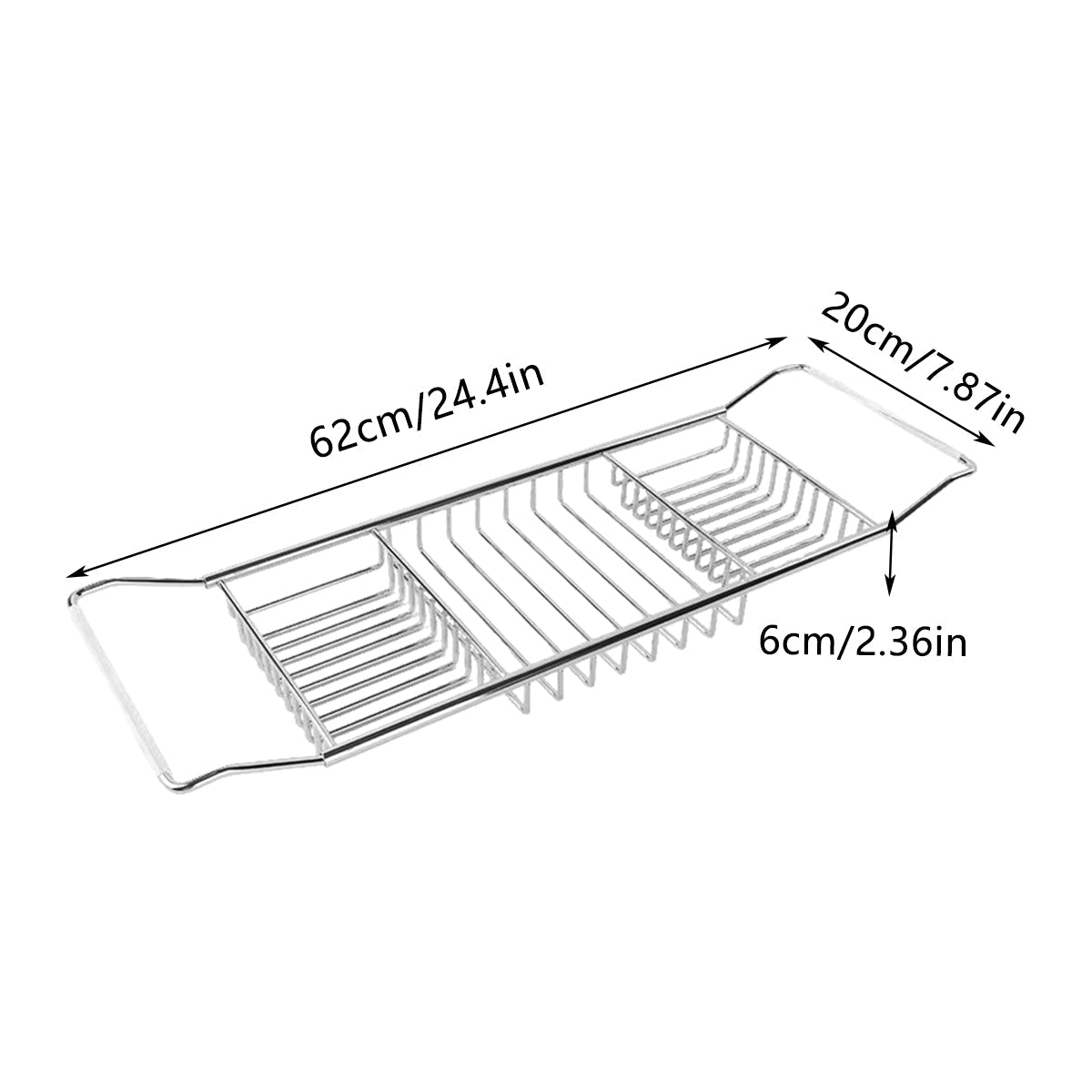 Rose Bathtub Trays Two Colours Organiser | StorageOZ