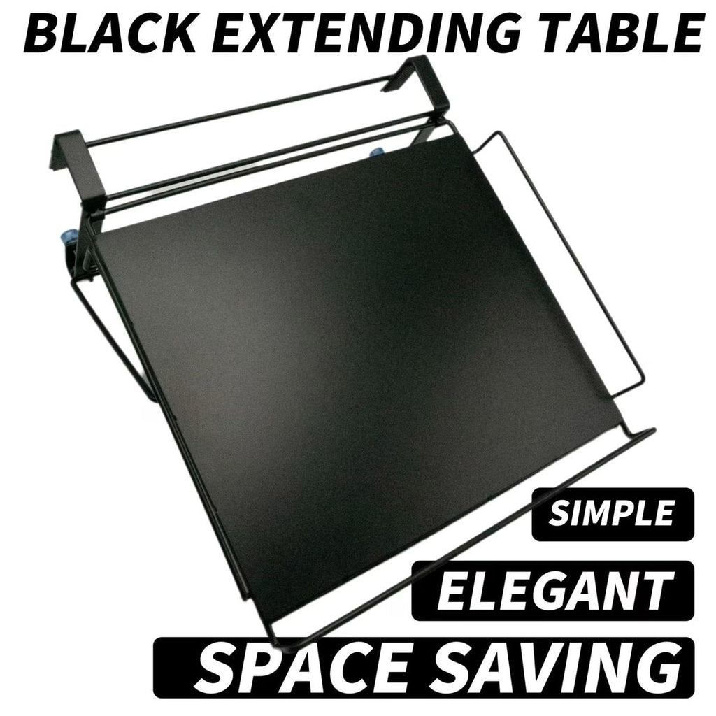 Foldable Over Cabinet Door Storage Rack Black | StorageOZ