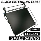 Foldable Over Cabinet Door Storage Rack Black | StorageOZ