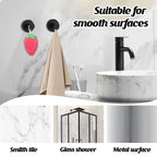 Suction Cup Hooks 2 or 4 Pcs Two Colours | StorageOZ