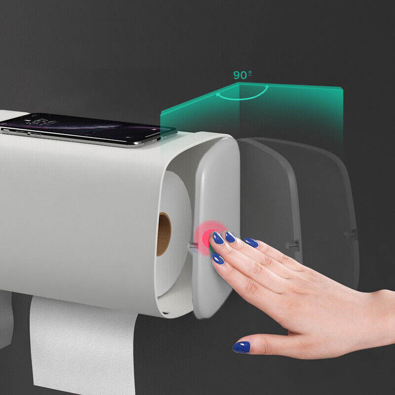 Multifunction Bathroom Tissue Box Holder | StorageOZ