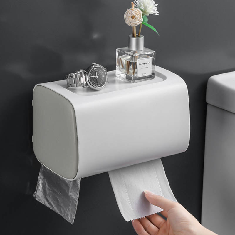 Multifunction Bathroom Tissue Box Holder | StorageOZ