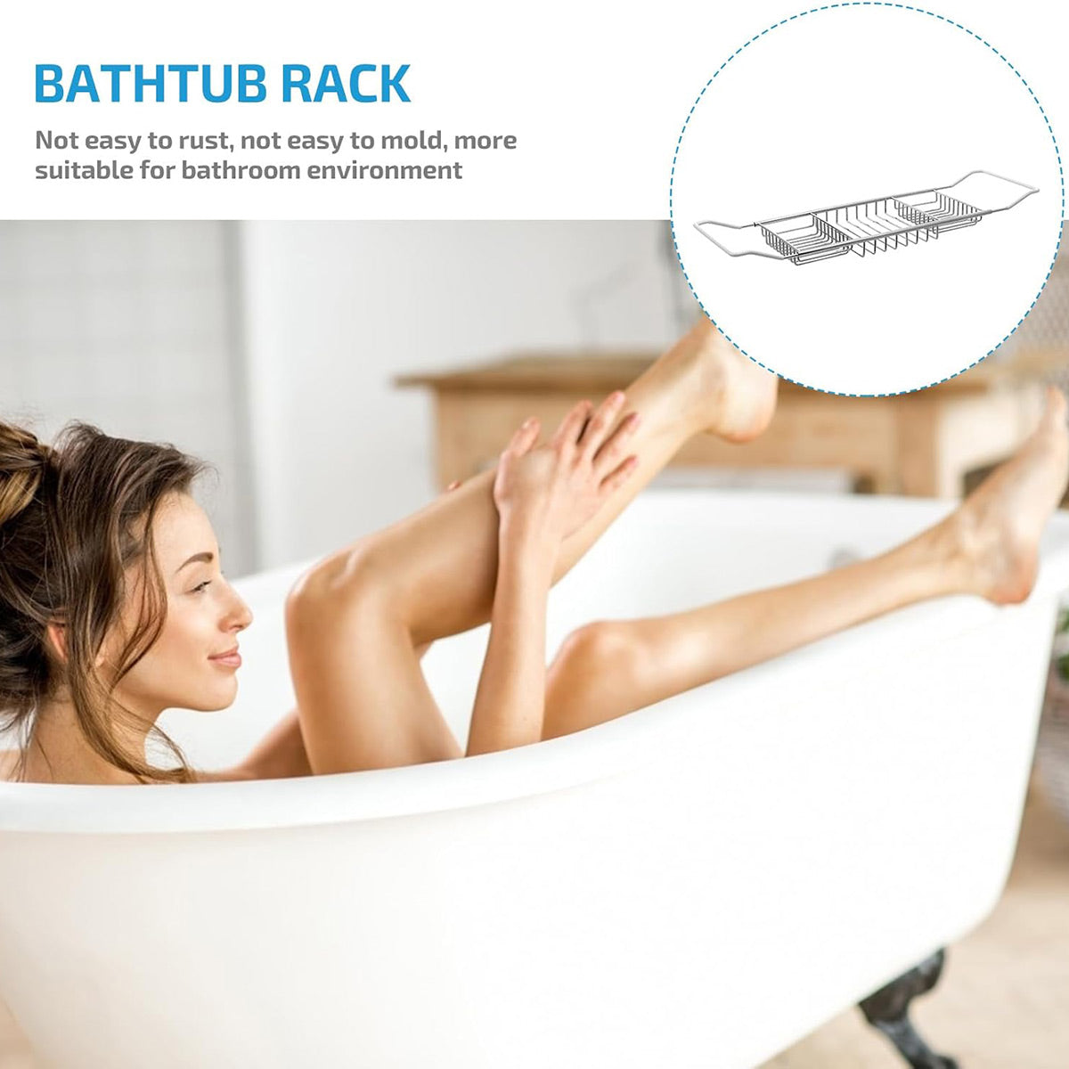 Rose Bathtub Trays Two Colours Organiser | StorageOZ