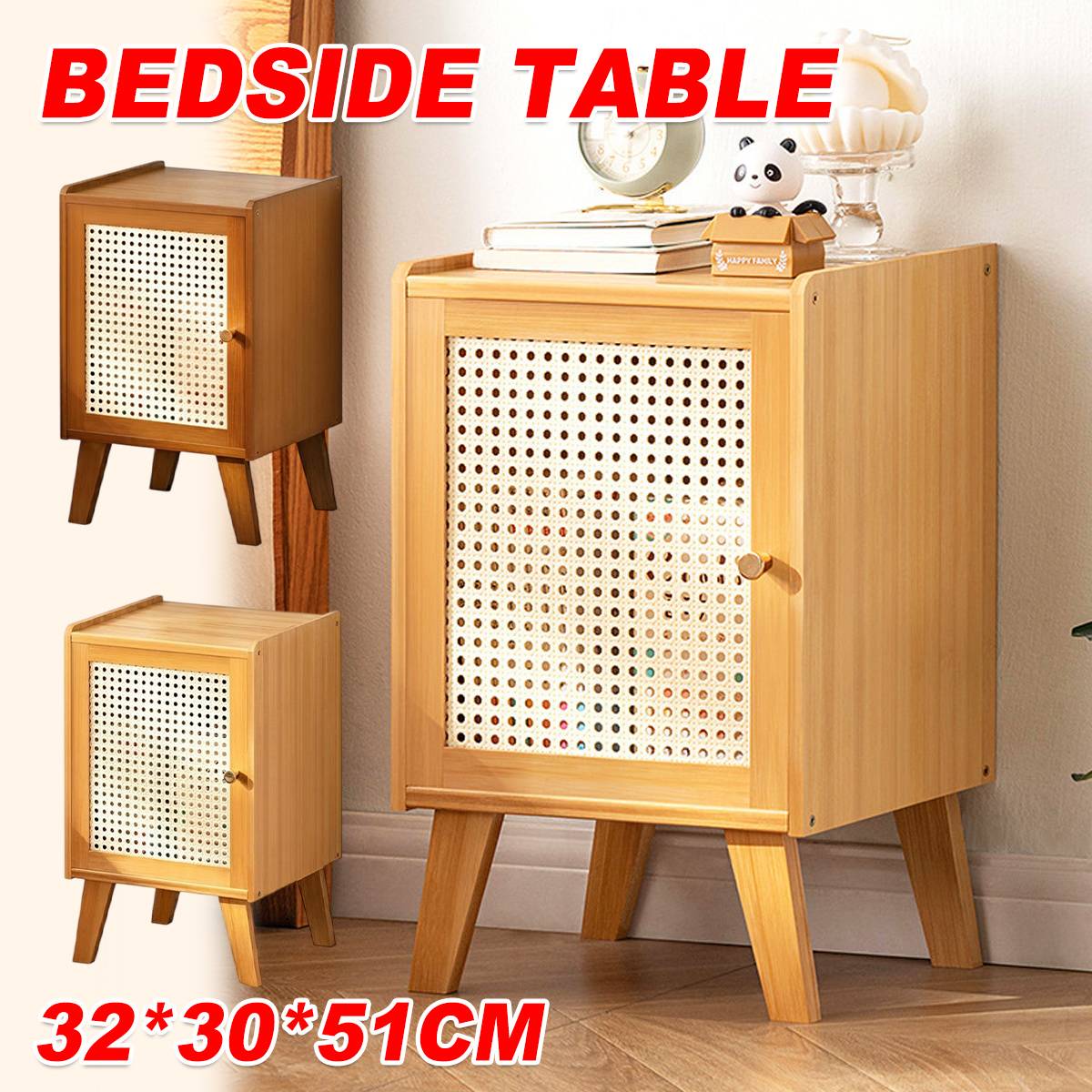Bedside Cabinets Two Sizes Home Organiser | StorageOZ