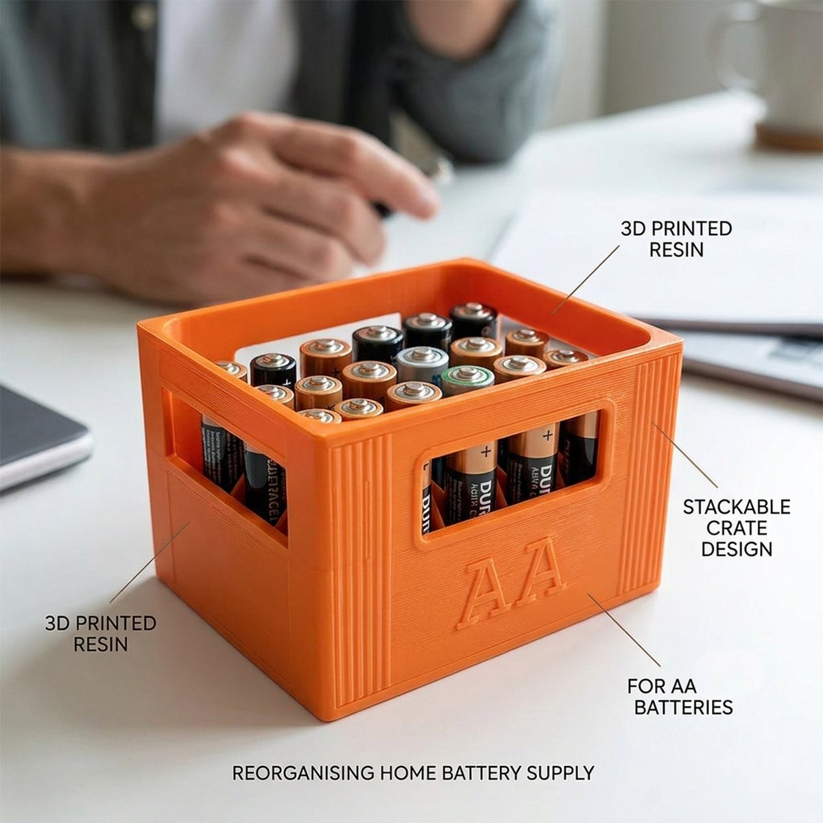 2 Pcs 20 Grid Desk Storage Boxes Organiser | StorageOZ
