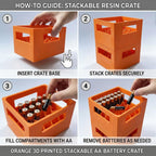 2 Pcs 20 Grid Desk Storage Boxes Organiser | StorageOZ