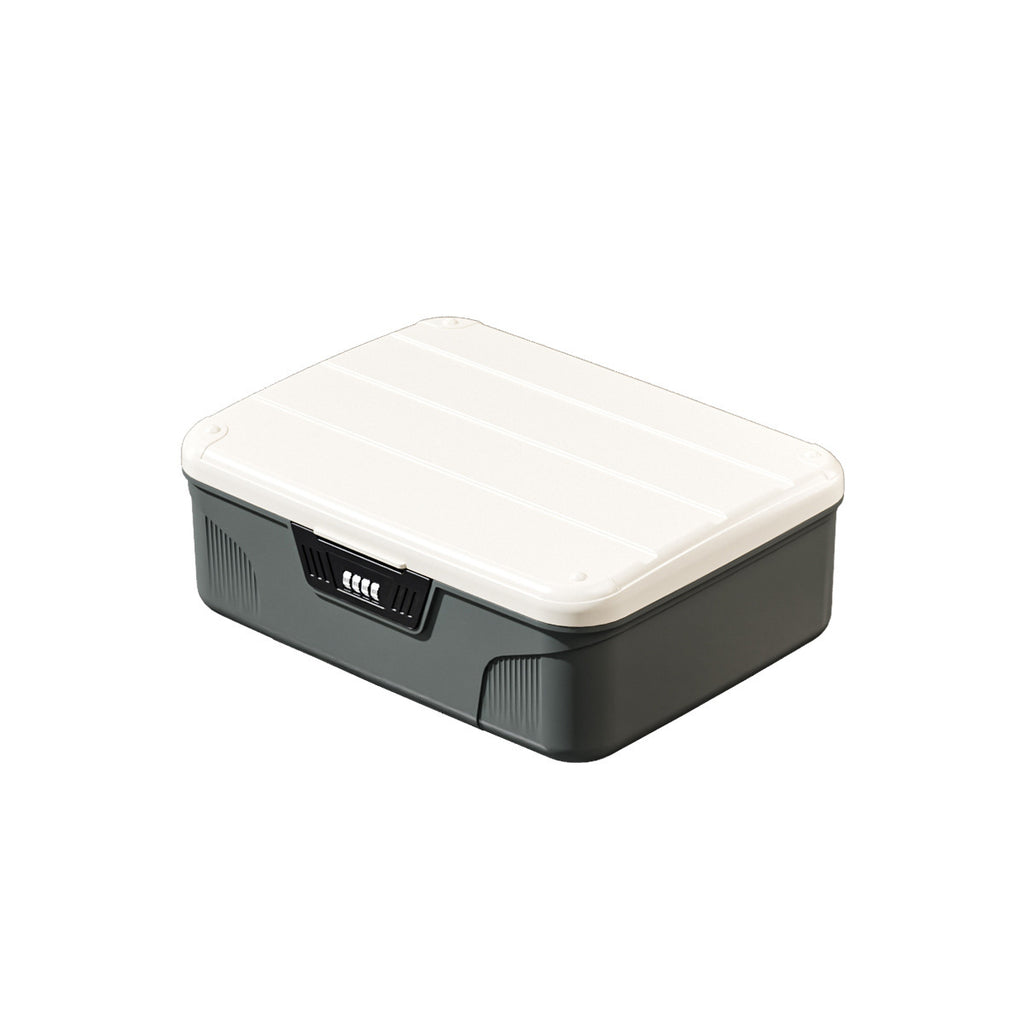 Grey Code Lock Boxes Two Sizes Organiser | StorageOZ