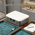 Grey Code Lock Boxes Two Sizes Organiser | StorageOZ