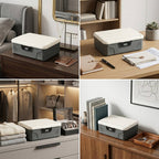 Grey Code Lock Boxes Two Sizes Organiser | StorageOZ
