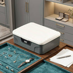 Grey Code Lock Boxes Two Sizes Organiser | StorageOZ