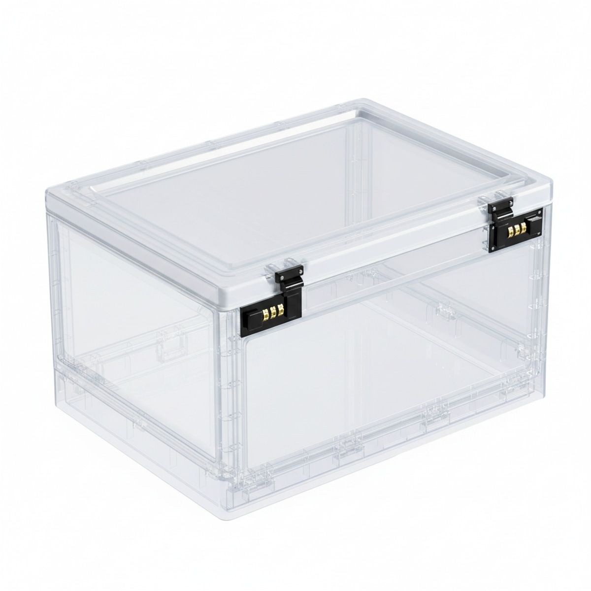 White Password Lock Storage Box Organiser | StorageOZ