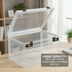 White Password Lock Storage Box Organiser | StorageOZ