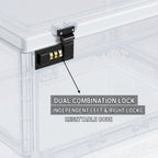 White Password Lock Storage Box Organiser | StorageOZ