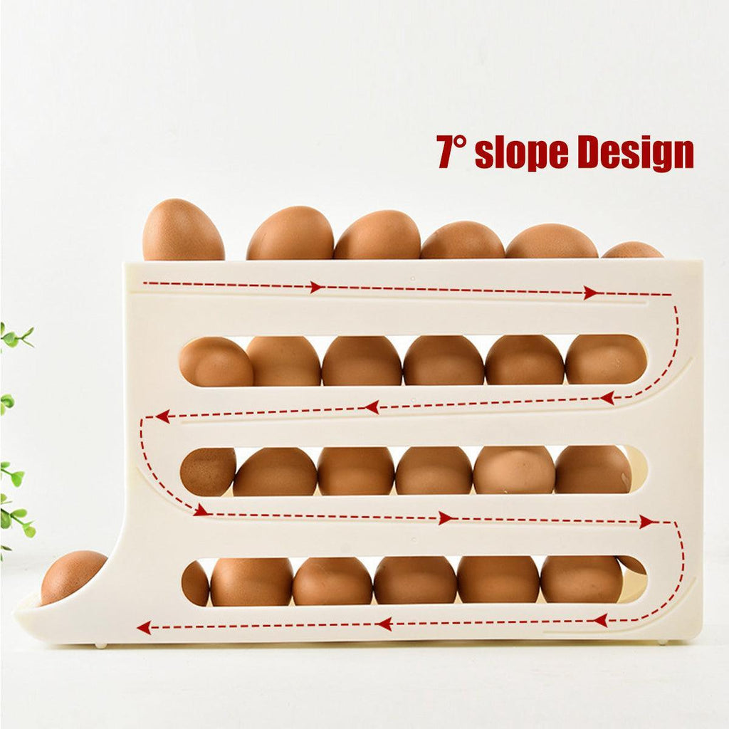 Scrolling Fridge Egg Rack Holder Organiser | StorageOZ