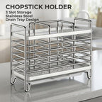 3 Slot Chopstick Kitchen Storage Holder Set | StorageOZ