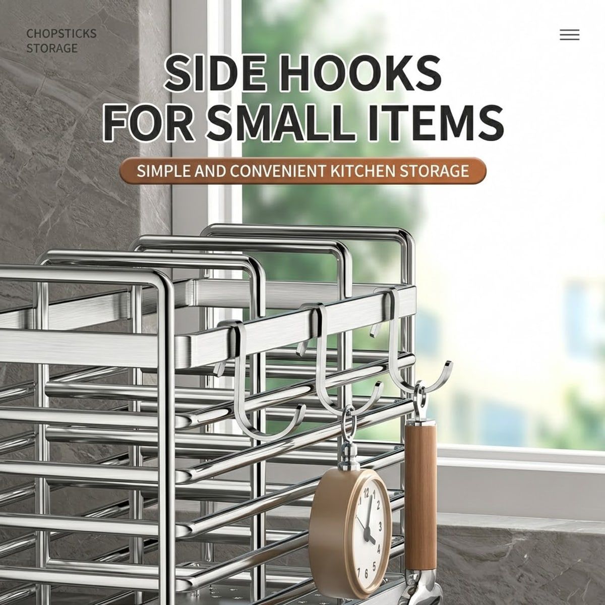 3 Slot Chopstick Kitchen Storage Holder Set | StorageOZ
