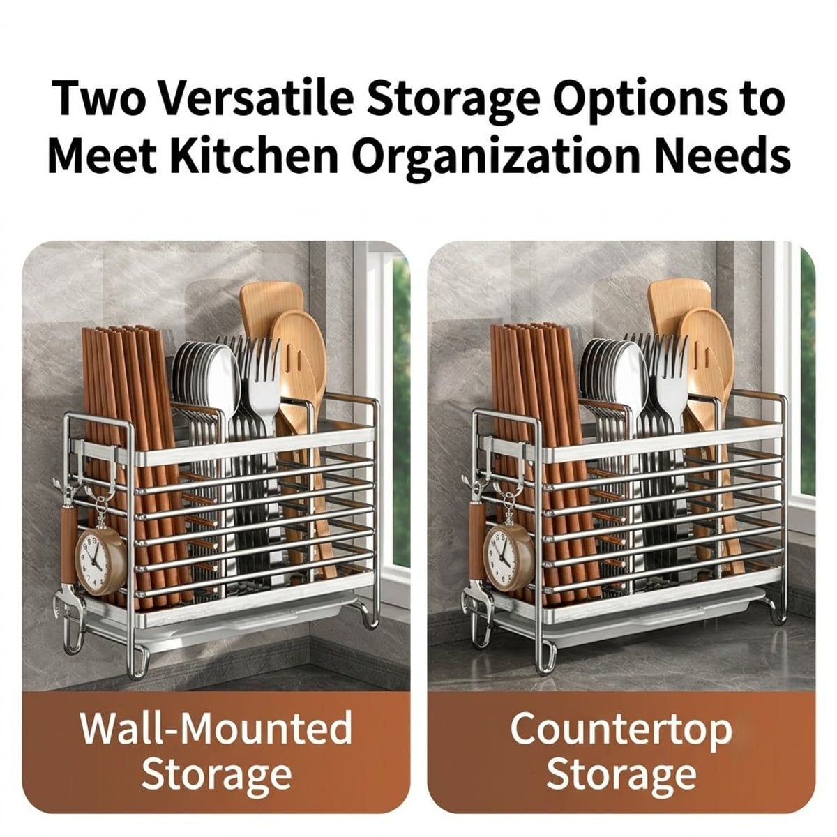 3 Slot Chopstick Kitchen Storage Holder Set | StorageOZ