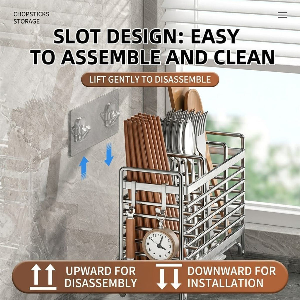 3 Slot Chopstick Kitchen Storage Holder Set | StorageOZ