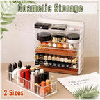 Clear Acrylic 8 Grid Makeup Organiser Two Sizes | StorageOZ
