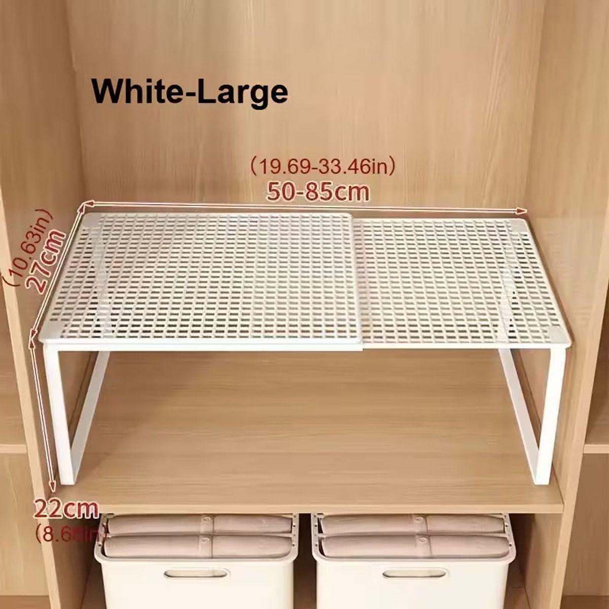Closet Hanging Clothes Storage Rack Organiser | StorageOZ