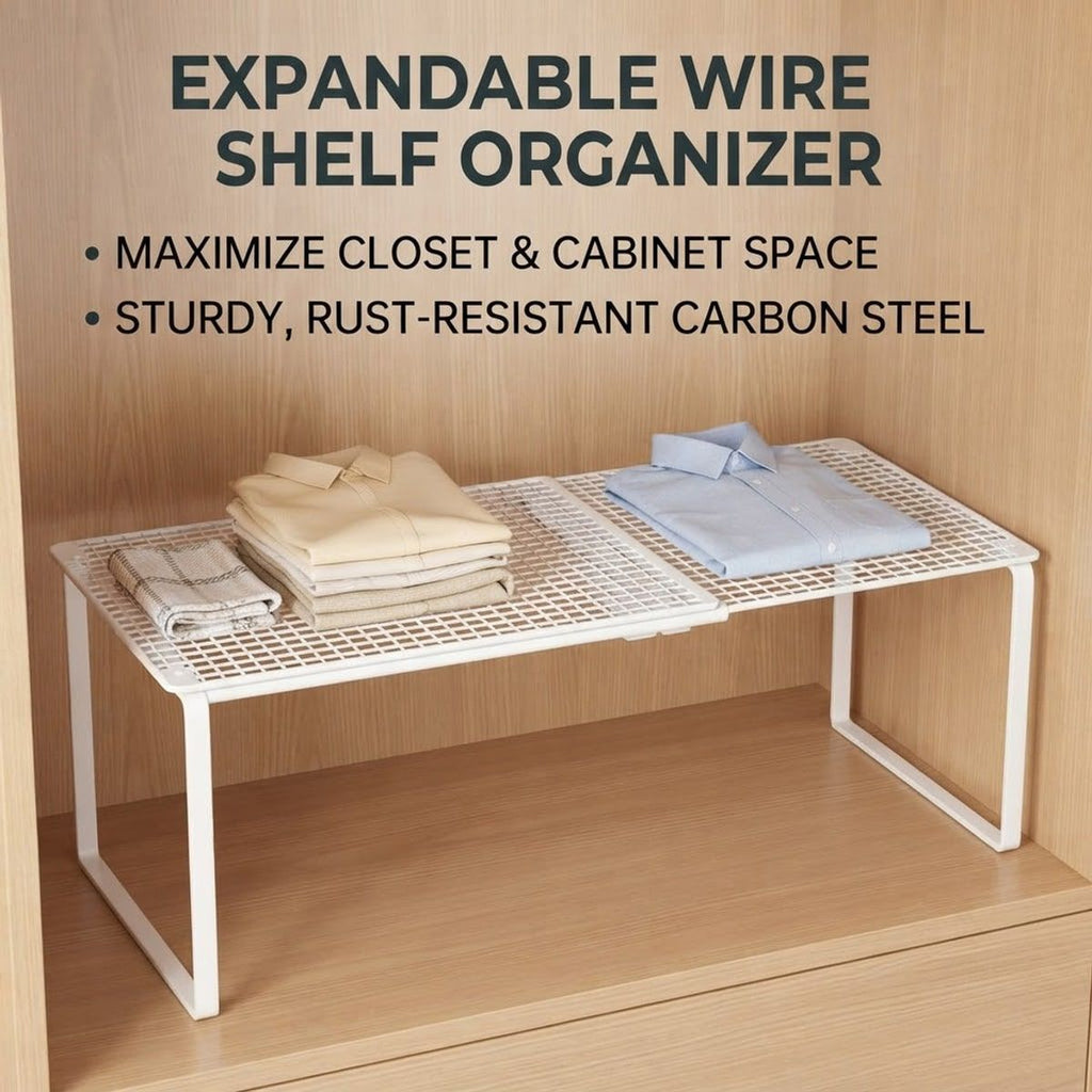 Closet Hanging Clothes Storage Rack Organiser | StorageOZ
