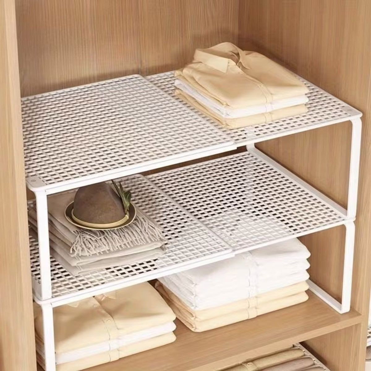 Closet Hanging Clothes Storage Rack Organiser | StorageOZ
