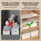 Closet Hanging Clothes Storage Rack Organiser | StorageOZ