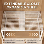 Closet Hanging Clothes Storage Rack Organiser | StorageOZ