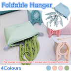 15 Pcs Folding Travel Hangers Four Colours | StorageOZ