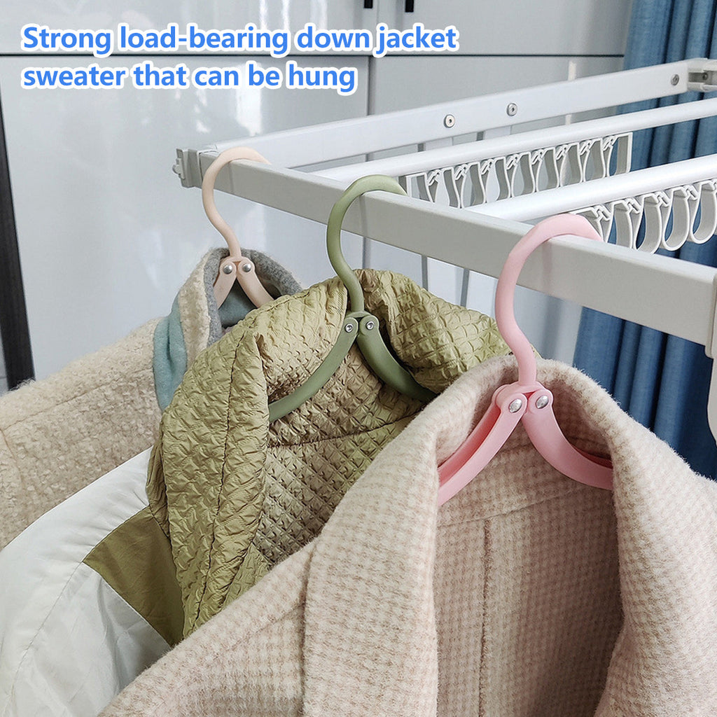15 Pcs Folding Travel Hangers Four Colours | StorageOZ