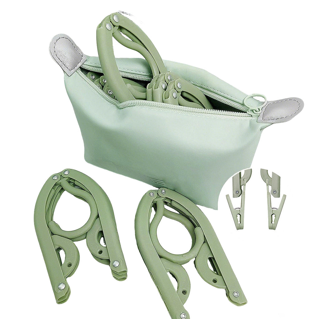 15 Pcs Folding Travel Hangers Four Colours | StorageOZ