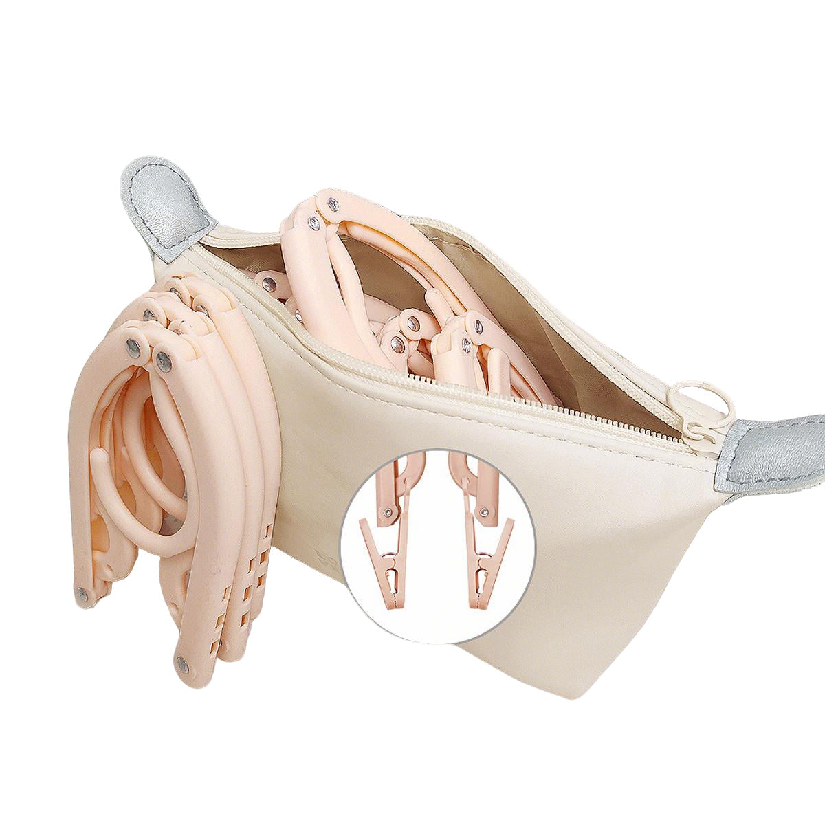15 Pcs Folding Travel Hangers Four Colours | StorageOZ