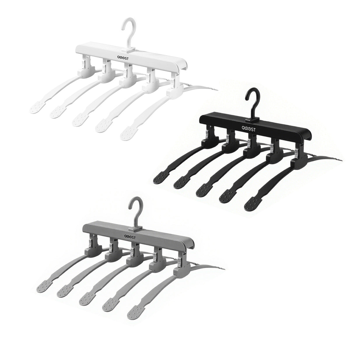 Folding Clothes Hanger in Three Colours Set | StorageOZ