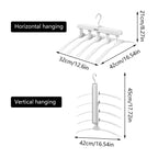 Folding Clothes Hanger in Three Colours Set | StorageOZ
