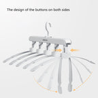 Folding Clothes Hanger in Three Colours Set | StorageOZ