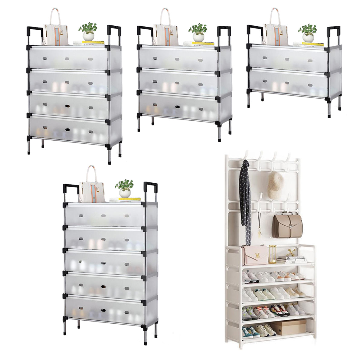 Dustproof Layered Shoe Rack Five Layouts | StorageOZ