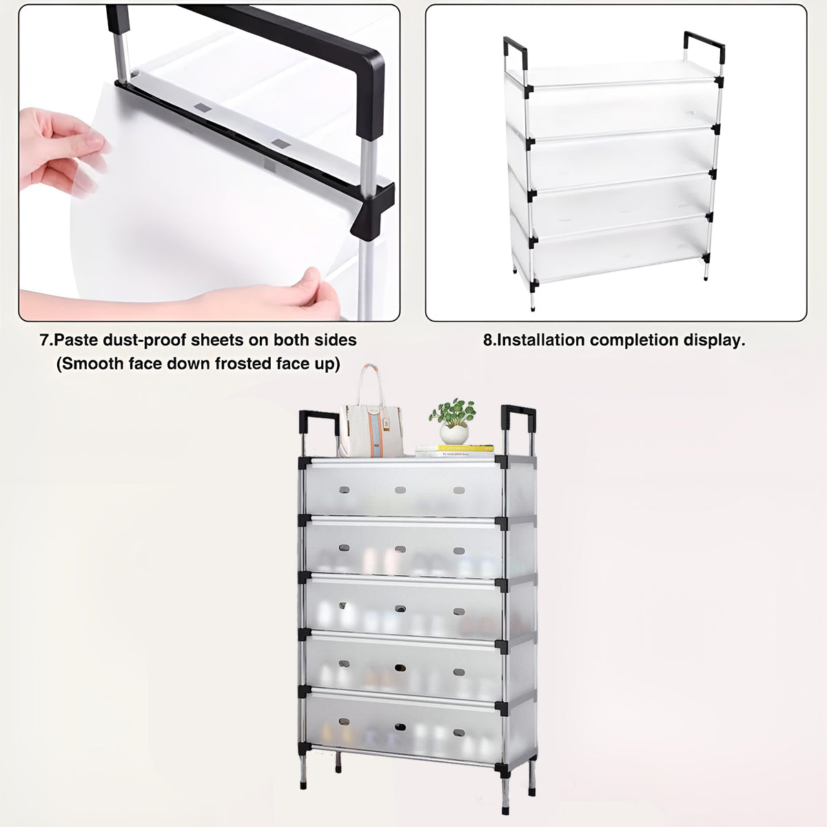 Dustproof Layered Shoe Rack Five Layouts | StorageOZ