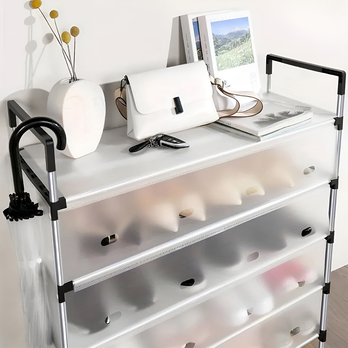 Dustproof Layered Shoe Rack Five Layouts | StorageOZ
