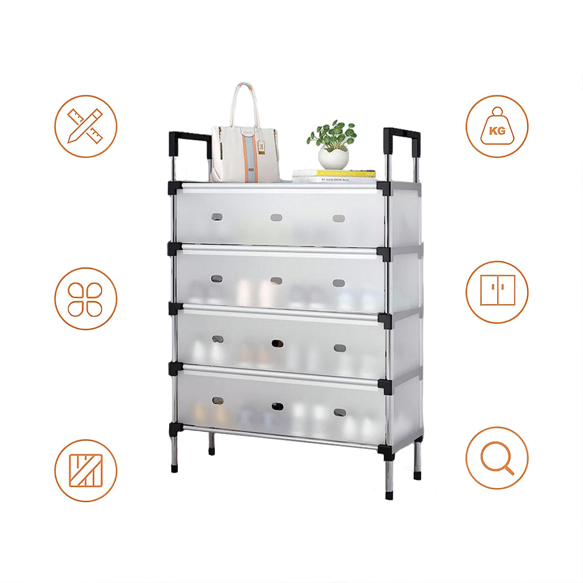 Dustproof Layered Shoe Rack Five Layouts | StorageOZ