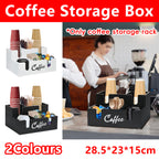 Wooden Coffee Station Box Two Colours Set | StorageOZ