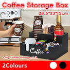 Wooden Coffee Station Box Two Colours Set | StorageOZ