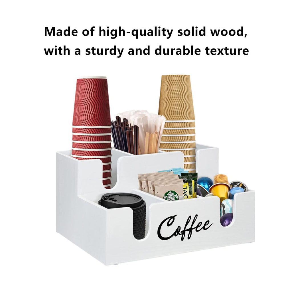 Wooden Coffee Station Box Two Colours Set | StorageOZ