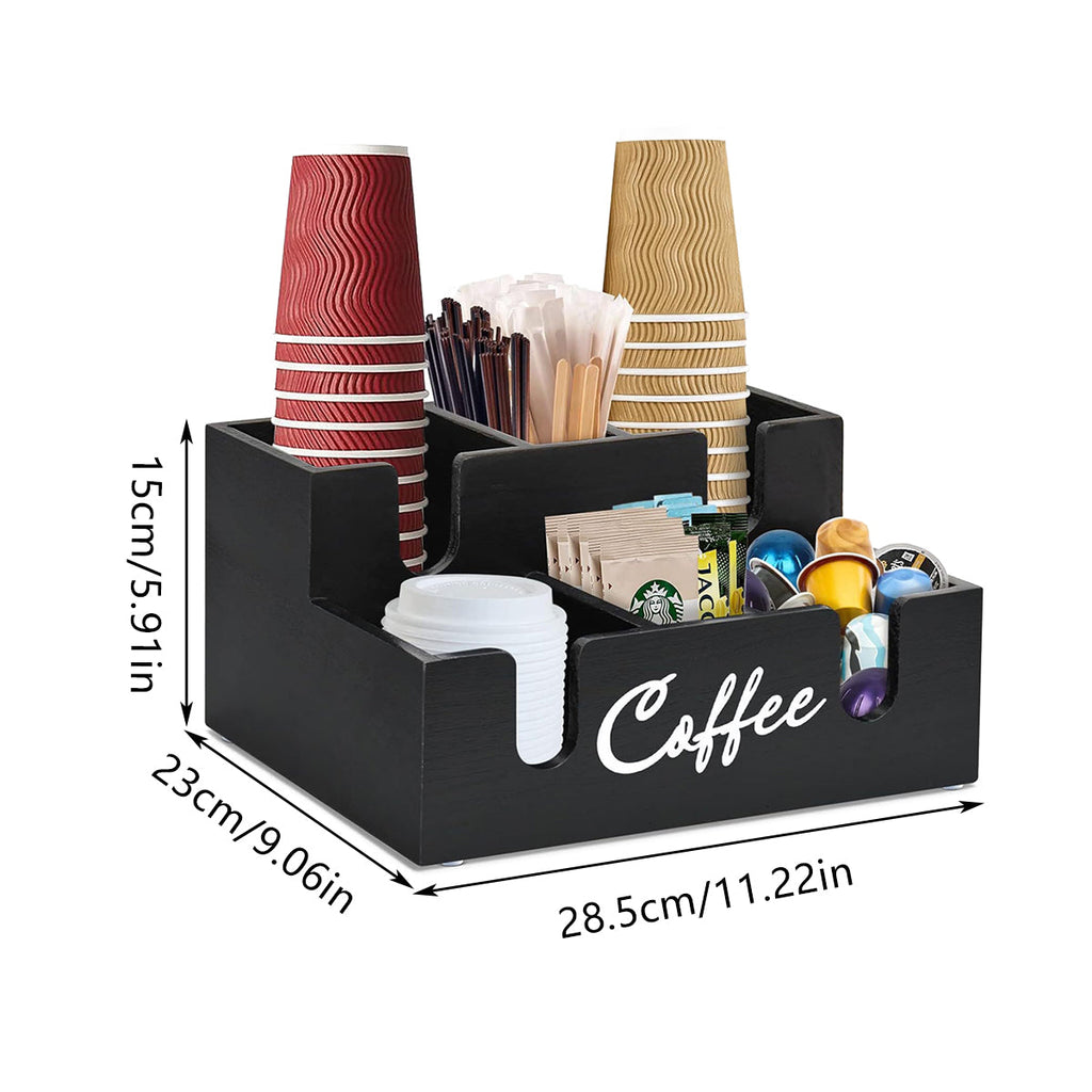 Wooden Coffee Station Box Two Colours Set | StorageOZ