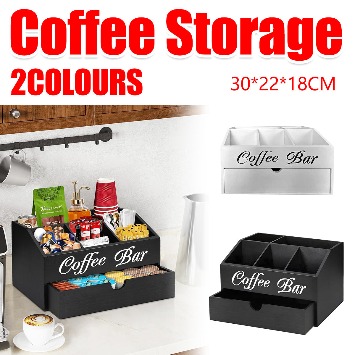 Coffee Capsule Holders Two Styles Organiser | StorageOZ
