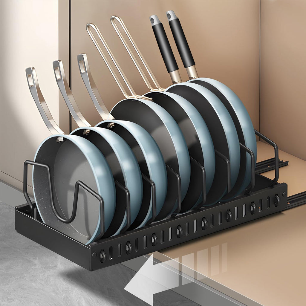 Adjustable Pot Rack Horizontal or Vertical | StorageOZ