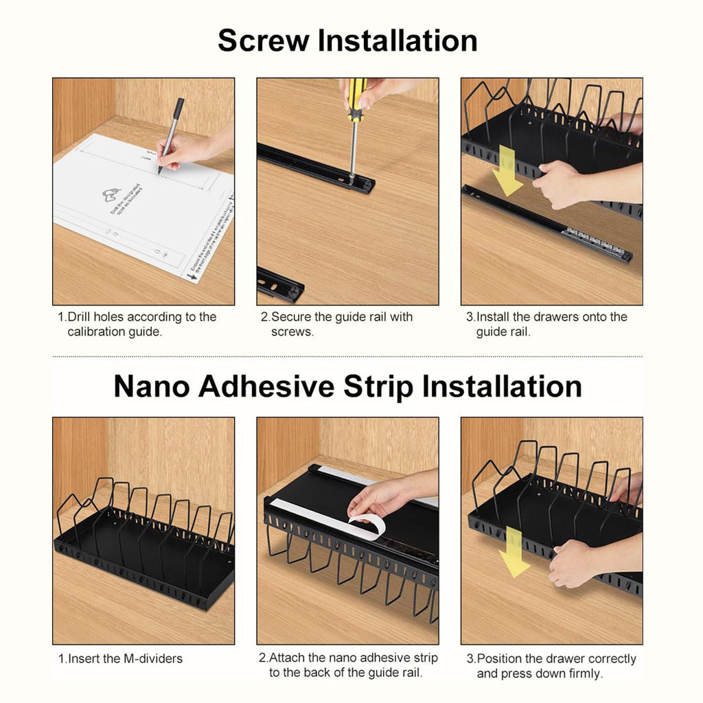 Adjustable Pot Rack Horizontal or Vertical | StorageOZ