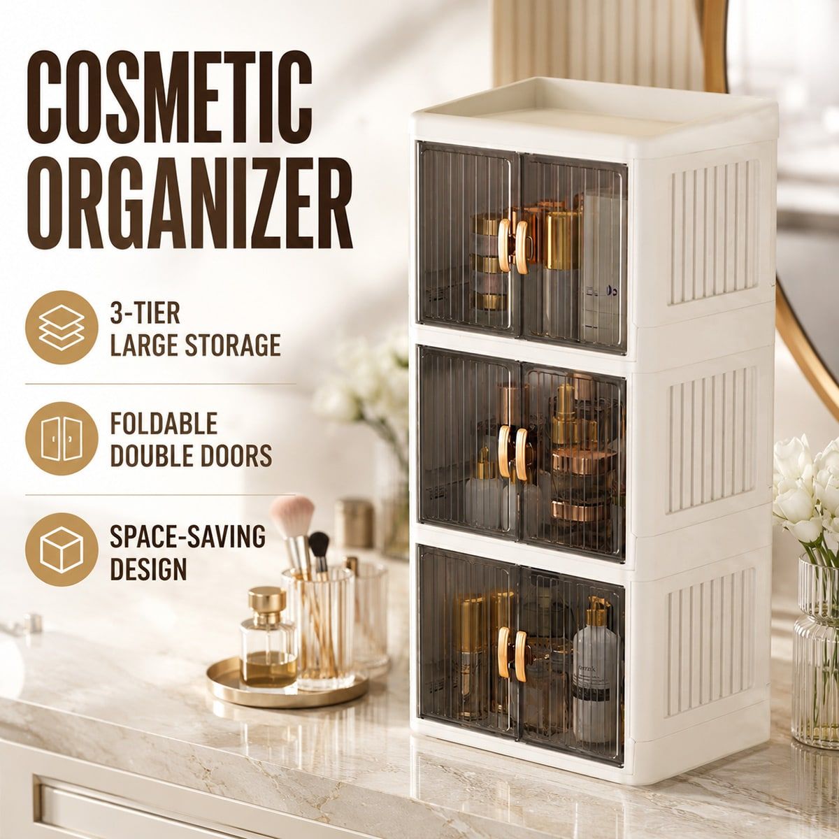 4 Tier Cosmetics Storage Organiser Organiser | StorageOZ