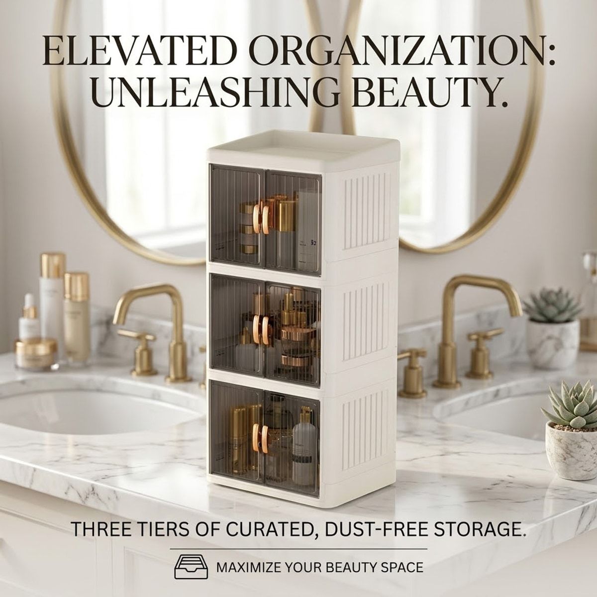 4 Tier Cosmetics Storage Organiser Organiser | StorageOZ